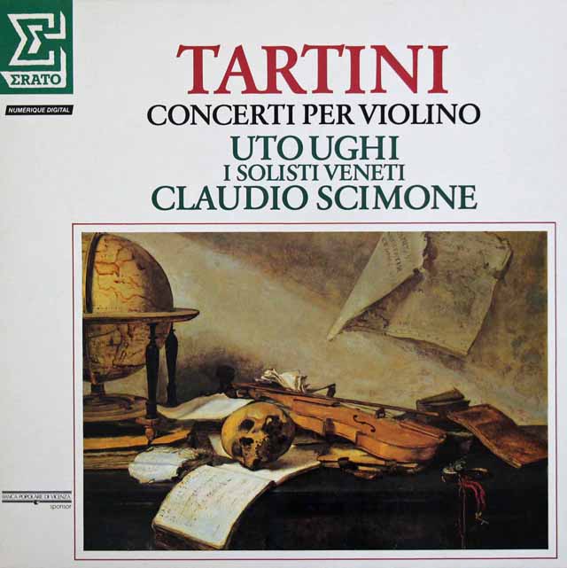 シモーネ、ウーギのタルティーニ/ヴァイオリン協奏曲集　仏ERATO　3808　LP レコード