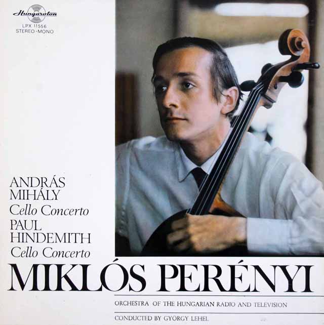 ペレーニのヒンデミット、ミハーイ/チェロ協奏曲集　ハンガリーQualiton　3808　LP レコード