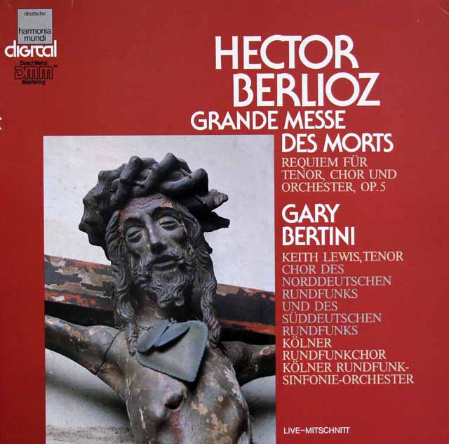 ベルティーニのベルリオーズ/「死者のための大ミサ曲」　独HM　3809　LP レコード