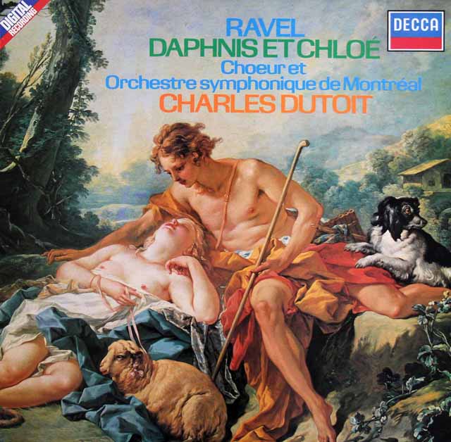 デュトワのラヴェル/「ダフニスとクロエ」　独DECCA　3810　LP レコード