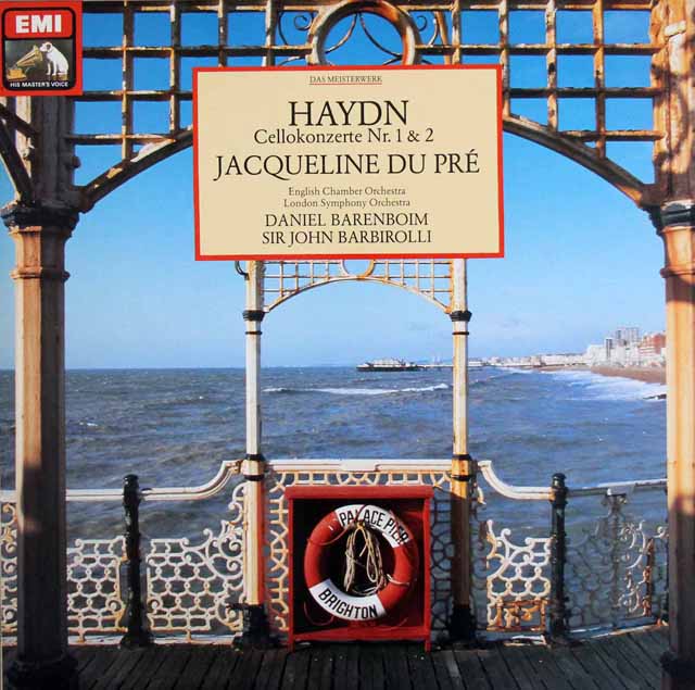デュ・プレのハイドン/チェロ協奏曲第1、2番　独EMI　3306　LP レコード