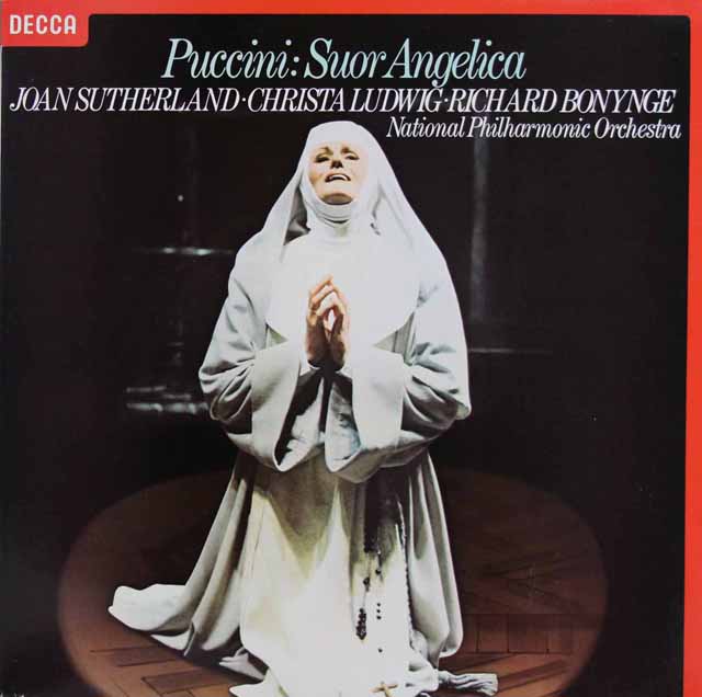 サザーランドのプッチーニ/「修道女アンジェリカ」　蘭DECCA　3307　LP レコード