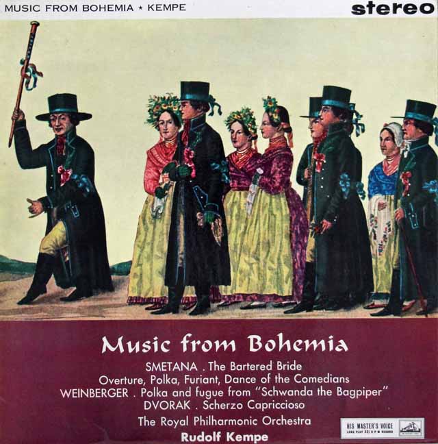 【オリジナル盤】　ケンペ/ミュージック・フロム・ボヘミア　英EMI　3307　LP レコード