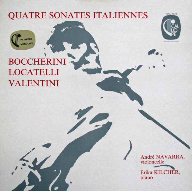 ナヴァラのロカテッリ/チェロ・ソナタほか　仏CALLIOPE　3307　LP レコード