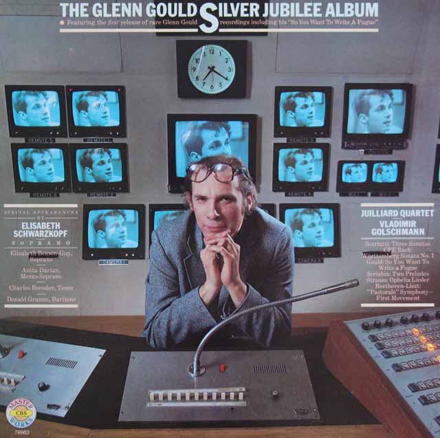 グールドのデビュー25周年記念アルバム　独CBS　3307　LP レコード