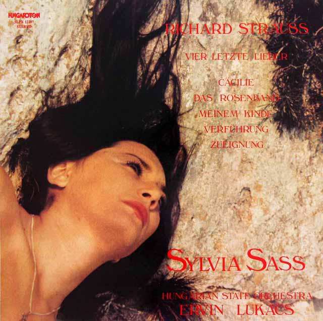 シャシュのR.シュトラウス/「4つの最後の歌」ほか　ハンガリーHUNGAROTON　3308　LP レコード