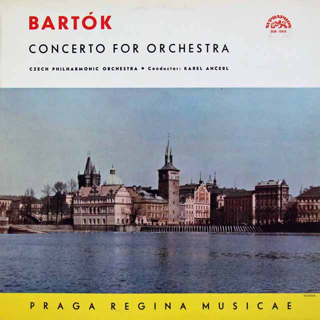 アンチェルのバルトーク/管弦楽のための協奏曲　チェコスロヴァキアSUPRAPHON　3812　LP レコード
