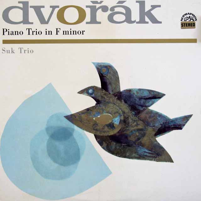 スーク・トリオのドヴォルザーク/ピアノ三重奏第3番ヘ短調　チェコスロヴァキアSUPRAPHON　3812　LP レコード