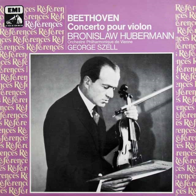 フーベルマン、セルのベートーヴェン/ヴァイオリン協奏曲　仏EMI（VSM）　3812　LP レコード