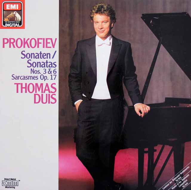 デュイスのプロコフィエフ/ピアノソナタ第3、6番ほか　独EMI　3813　LP レコード