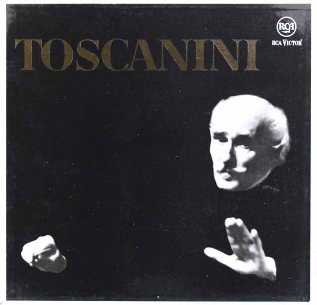 トスカニーニ名演集（ベートーヴェン、シューベルト、メンデルスゾーン、ブラームス、ウェーバー、ドヴォルザーク）　独RCA　3308　LP レコード