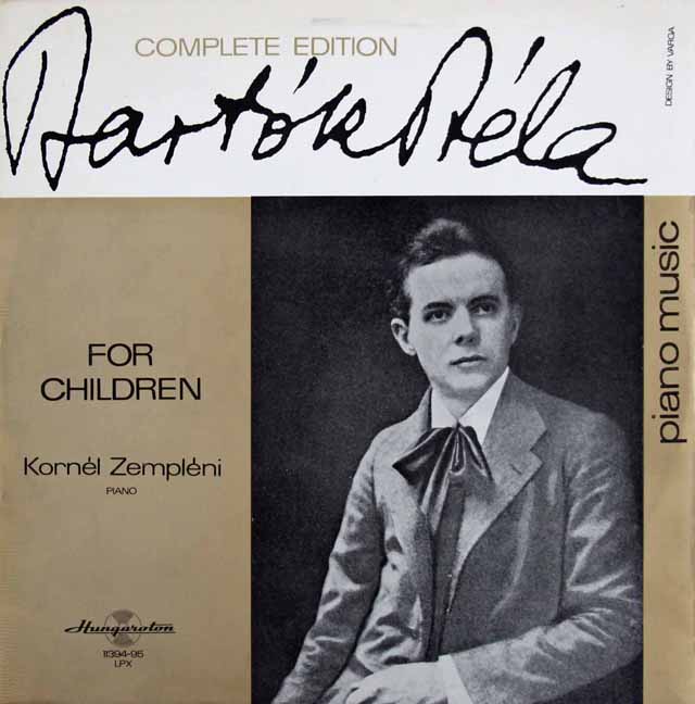 ゼンプレーニのバルトーク/「子供のために」　ハンガリーHungaroton　3814　LP レコード