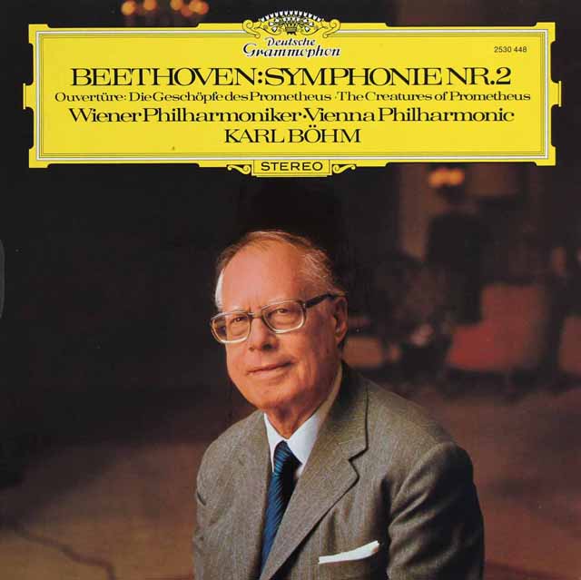 ベームのベートーヴェン/交響曲第2番ほか　独DGG　3309　LP レコード