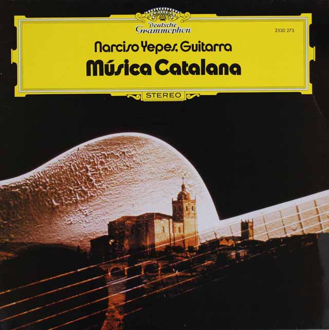 イエペス/カタロニア民謡を弾く　独DGG　3309　LP レコード