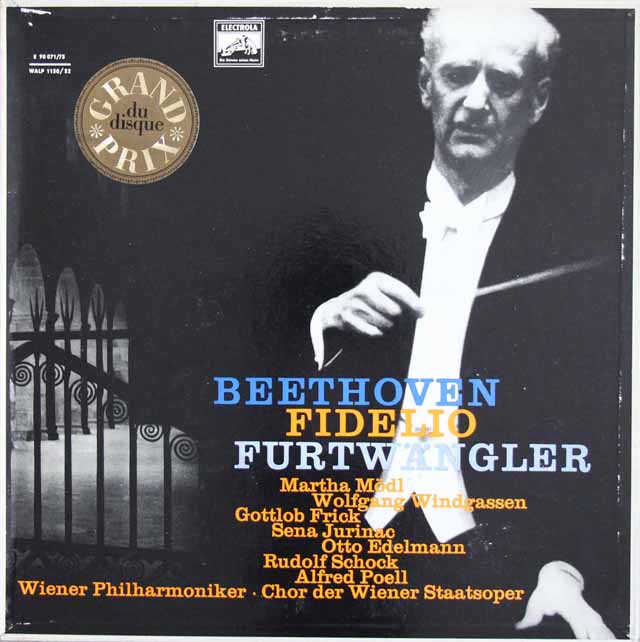 フルトヴェングラーのベートーヴェン/「フィデリオ」全曲　独ELECTROLA　3310　LP レコード