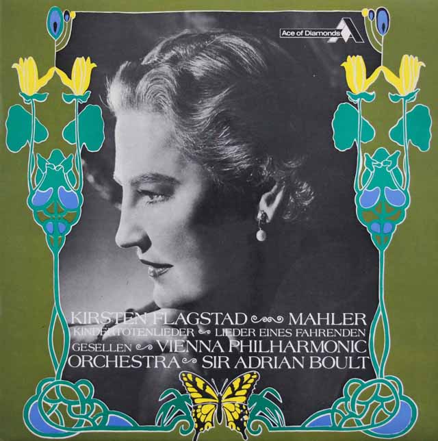 フラグスタート&ボールトのマーラー/亡き子をしのぶ歌ほか　英Ace of Diamonds（DECCA）　3310　LP レコード