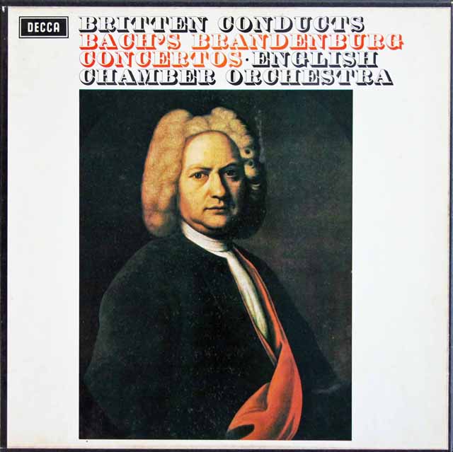 【オリジナル盤】　ブリテンのバッハ/ブランデンブルク協奏曲全集　英DECCA　3310　LP レコード