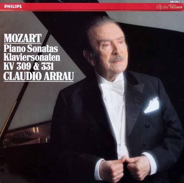 アラウのモーツァルト/ピアノソナタ第7、11番　蘭PHILIPS　3310　LP レコード
