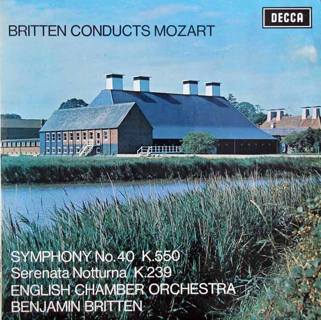 【オリジナル盤】ブリテンのモーツァルト交響曲第40番ほか　英DECCA　3311　LP レコード