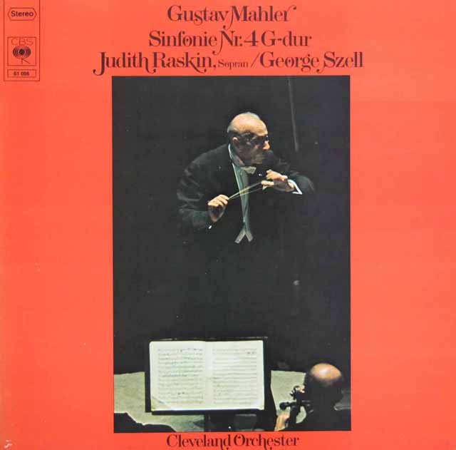 セルのマーラー/交響曲第4番　独CBS　3311　LP レコード