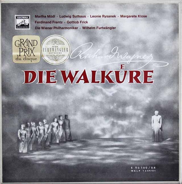 フルトヴェングラーのワーグナー/「ワルキューレ」全曲　独ELECTROLA　3311　LP レコード