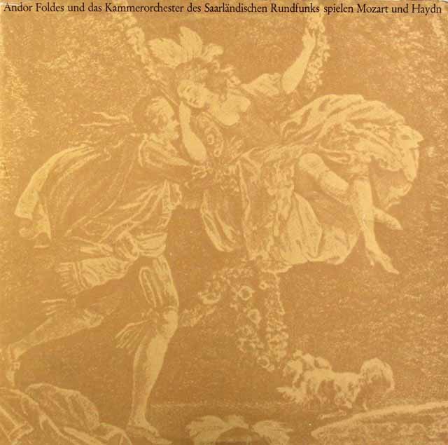 フォルデスのモーツァルト/ピアノ協奏曲第17番ほか　独Roechling-Burbach　3614　LP レコード