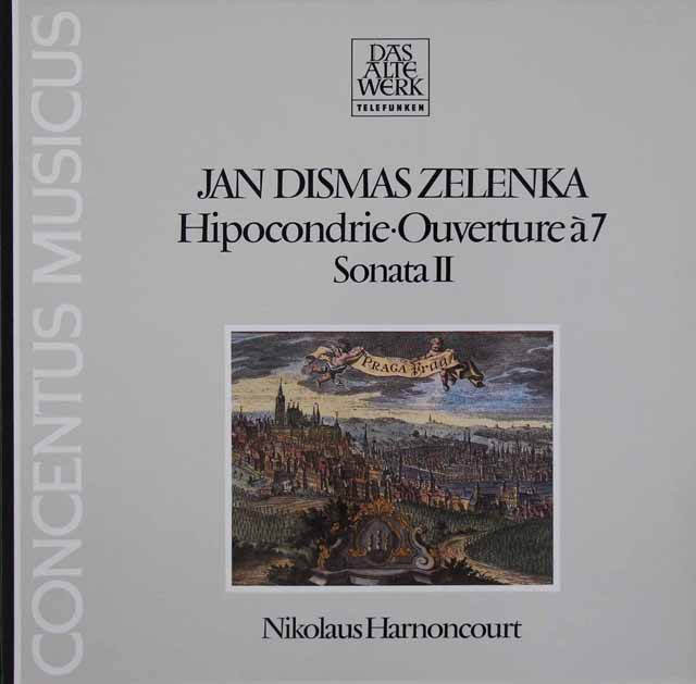 アーノンクールのゼレンカ/「7声のヒポコンドリア」ほか　独TELEFUNKEN　3615　LP レコード