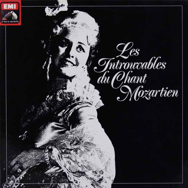 1930年代～80年代の録音によるモーツァルト/オペラアリア集　仏EMI　3615　LP レコード