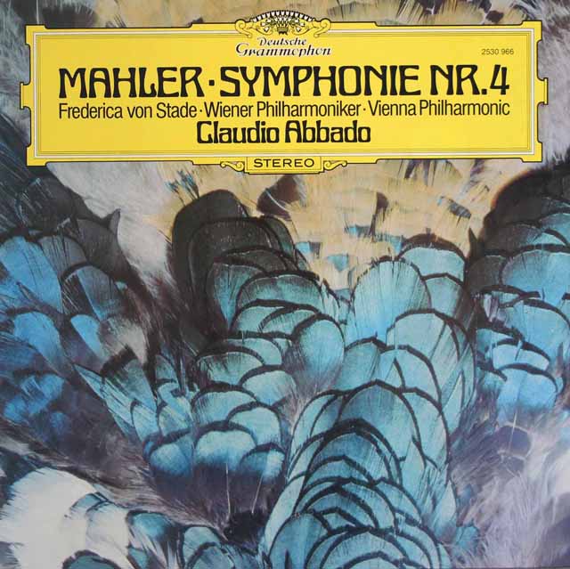アバドのマーラー/交響曲第4番　独DGG　3693　LP レコード