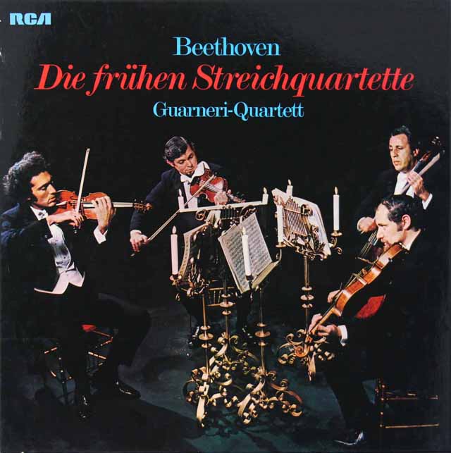ガルネリ弦楽四重奏団のベートーヴェン/初期弦楽四重奏曲集　独RCA　3693　LP レコード