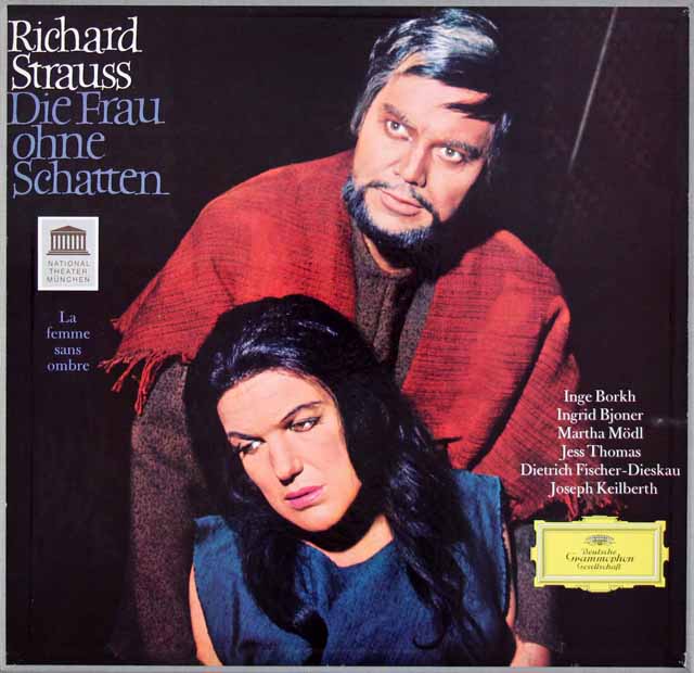 【モノラル】カイルベルトのR.シュトラウス/「影のない女」　独DGG　3314　LP レコード