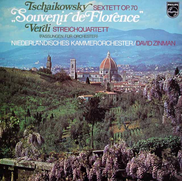 ジンマンのチャイコフスキー/「フィレンツェの思い出」ほか　蘭PHILIPS　3693　LP レコード