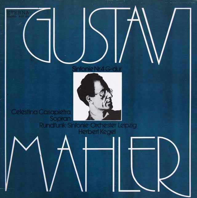 ケーゲルのマーラー/交響曲第4番　独ETERNA　3692　LP レコード