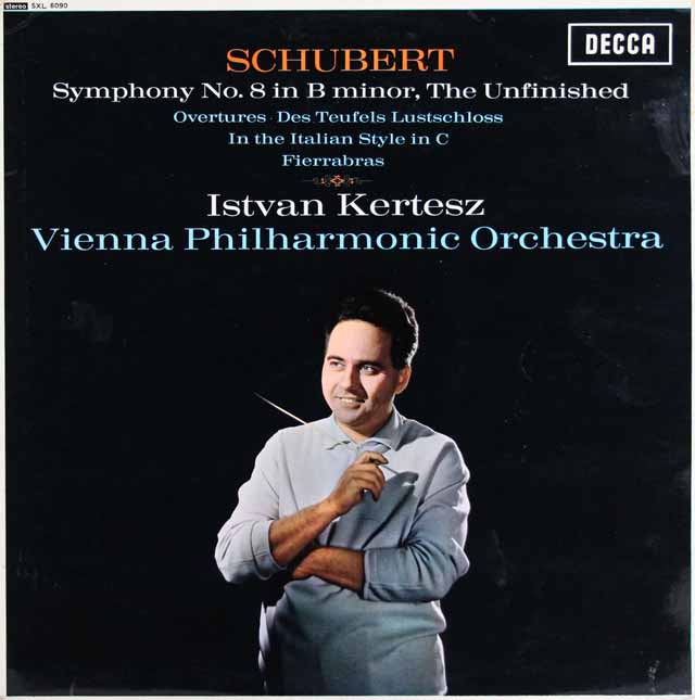ケルテスのシューベルト/交響曲第8番「未完成」ほか　英DECCA　3316　LP レコード