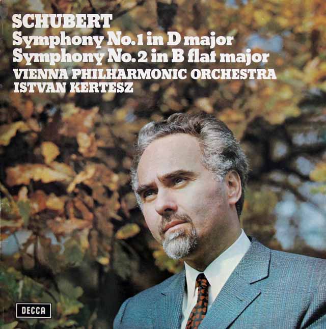 【オリジナル盤】　ケルテスのシューベルト/交響曲第1&2番　英DECCA　3316　LPレコード