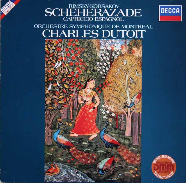 デュトワのリムスキー＝コルサコフ/「シェヘラザード」ほか　独DECCA　3316　LP レコード