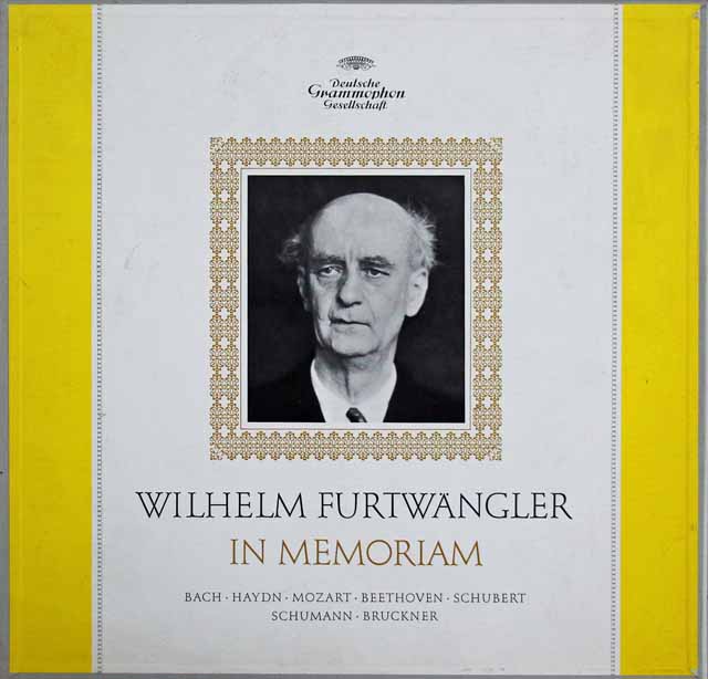「フルトヴェングラー　イン　メモリアム」　ブルックナー/交響曲第9番ほか　独DGG　3692　LP レコード