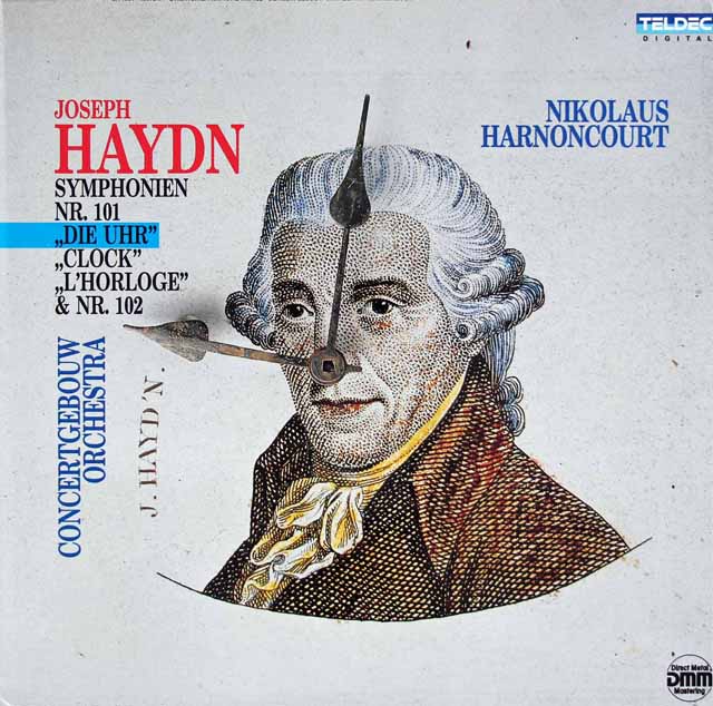 アーノンクールのハイドン/交響曲第101番「時計」ほか　独TELDEC　3317　LP レコード
