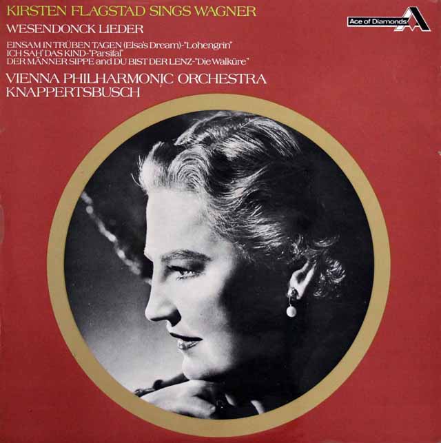 フラグスタート&クナッパーツブッシュのワーグナー/ヴェーゼンドンク歌曲集ほか　英Ace of Diamonds（DECCA）　3318　LP レコード