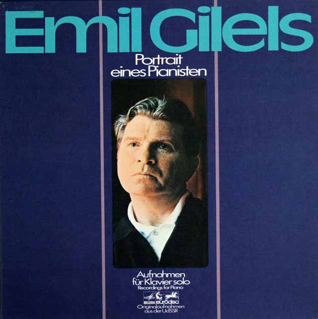ギレリス/ピアノストの肖像　独eurodisc　3692　LP レコード