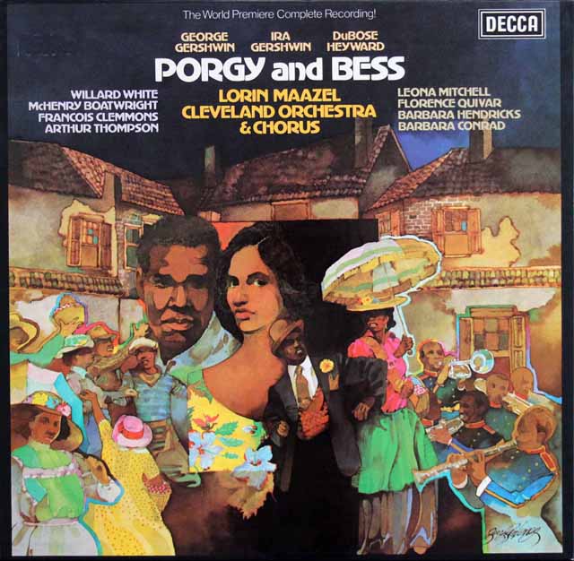 マゼールのガーシュウィン/「ポーギーとベス」　独DECCA　3691　LP レコード