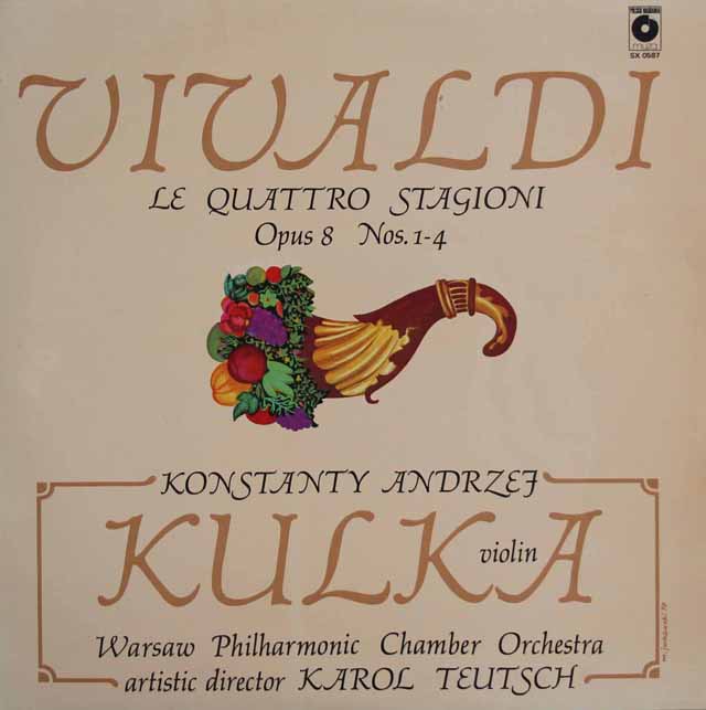 クルカのヴィヴァルディ/「四季」　ポーランドMUZA　3320　LP レコード