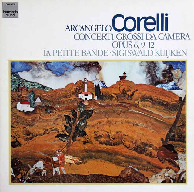 クイケン、ラ・プティット・バンドのコレッリ/合奏協奏曲第9～12番　独HM　3691　LP レコード