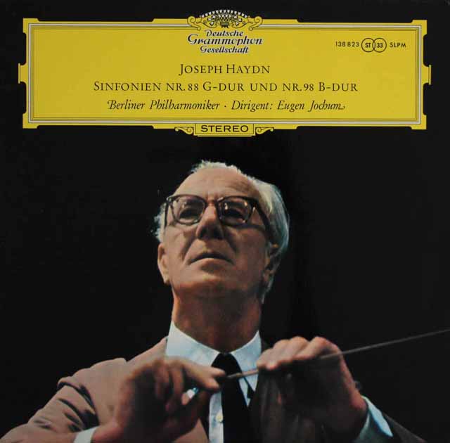 ヨッフムのハイドン/交響曲第88、98番　独DGG　3691　LP レコード