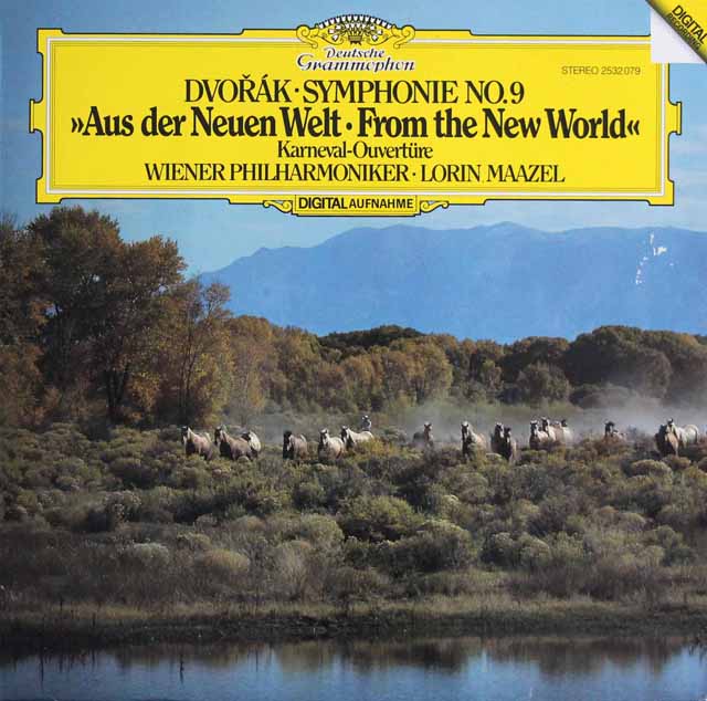 マゼールのドヴォルザーク/交響曲第9番「新世界より」　独DGG　3691　LP レコード