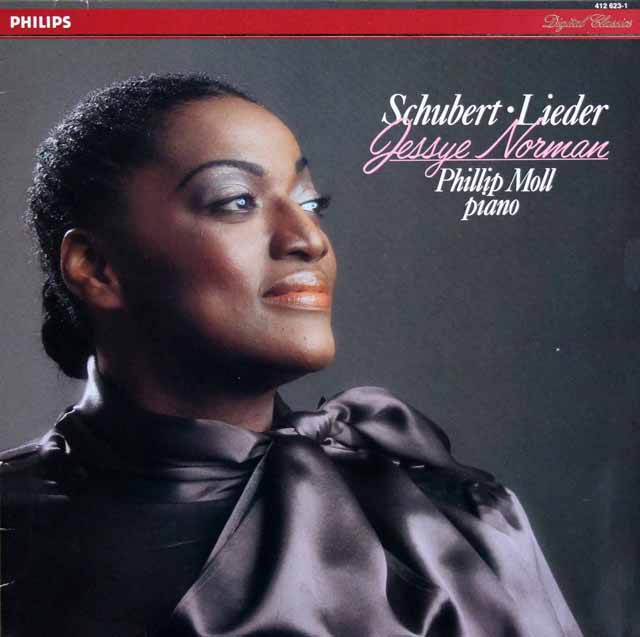 ノーマンのシューベルト歌曲集　蘭PHILIPS　3691　LP レコード