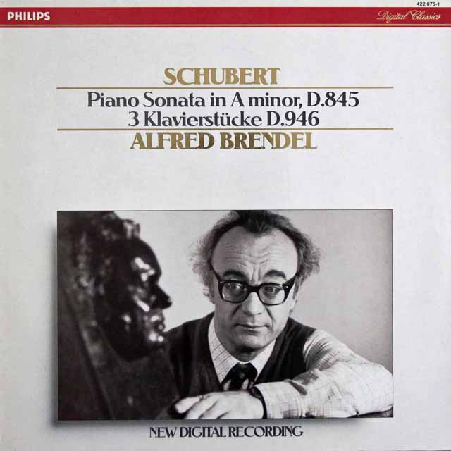 ブレンデルのシューベルト/ピアノソナタ第16番ほか　蘭PHILIPS　3320　LPレコード