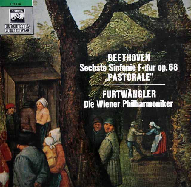 【オリジナル盤】　フルトヴェングラーのベートーヴェン/交響曲第6番「田園」　独EMI　3320　LP レコード