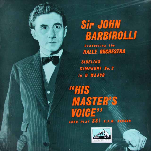 バルビローリのシベリウス/交響曲第2番　英EMI　3691　LP レコード