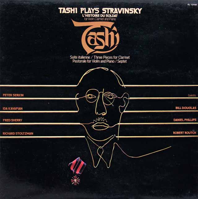 タッシ（ストルツマン&P.ゼルキンら）のストラヴィンスキー/組曲「兵士の物語」ほか　独RCA　3320　LP レコード